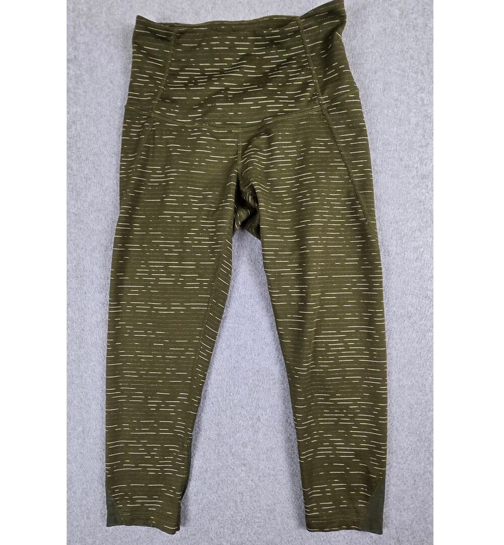 Zella Leggings Womens Size Small Olive Green - Picture 1 of 12